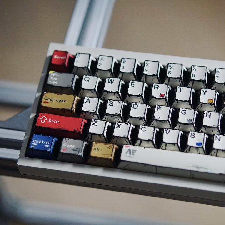Retro-Themen Benutzerdefinierte Mechanische Tastatur Karnz
