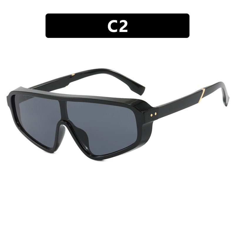 Damen Sportliche Sonnenbrille mit großem Sichtfeld und UV-Schutz Karnz