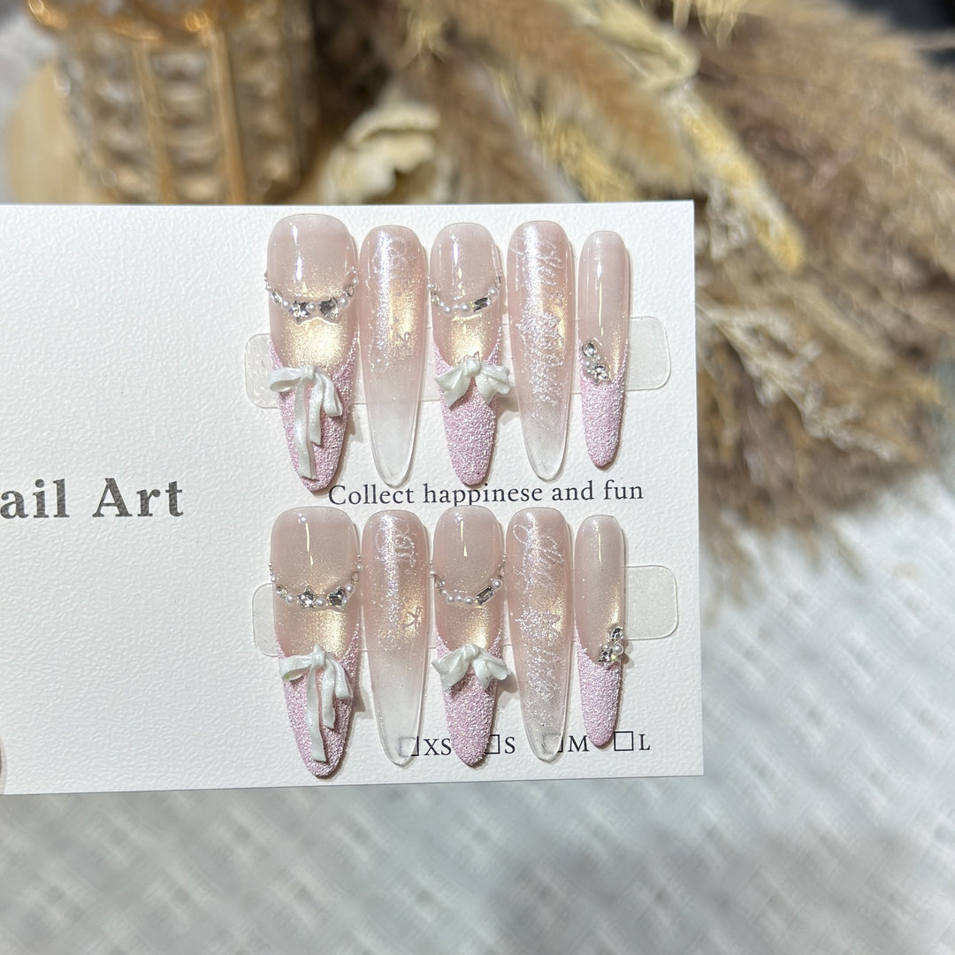 Elegante Stiletto-Nagelkunstverlängerungen Karnz