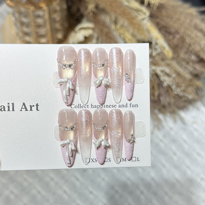 Elegante Stiletto-Nagelkunstverlängerungen Karnz
