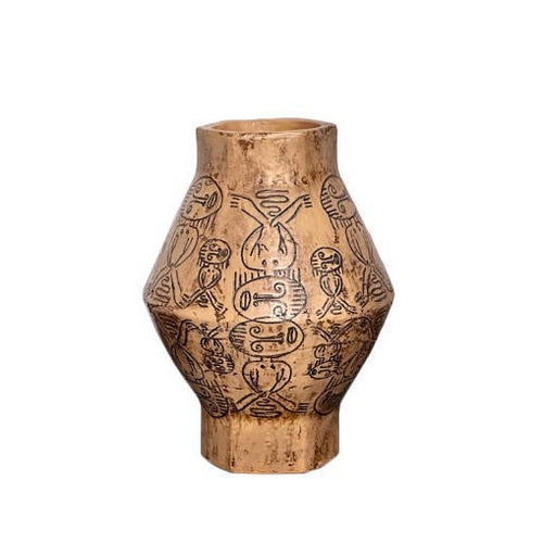Dekorative Gravierte Keramikvase