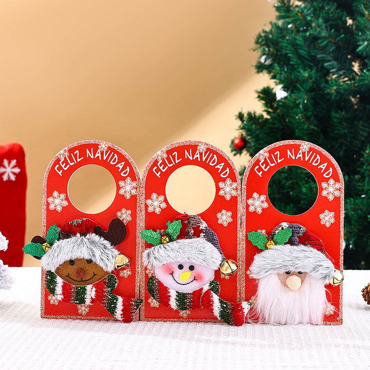 Dekorative Weihnachtsdeko Türschild Karnz