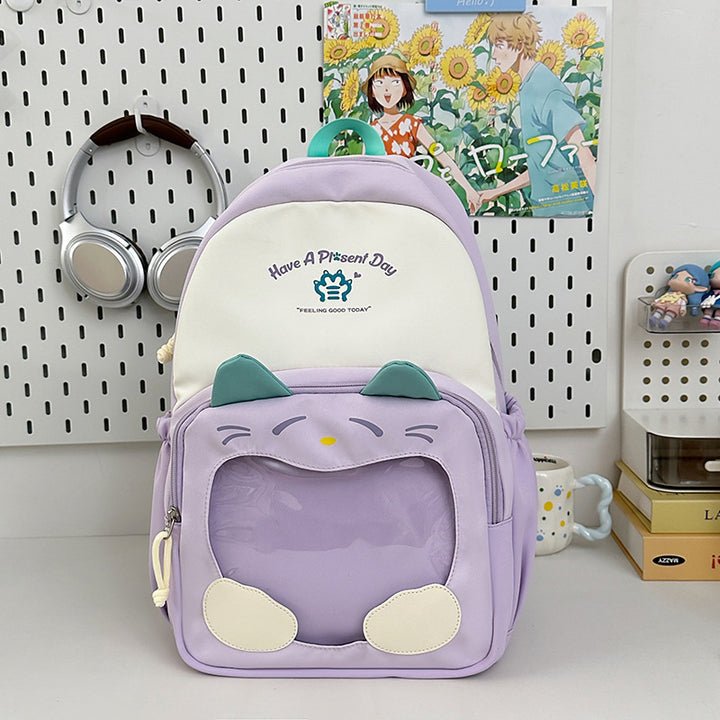 Süßer Katzen-Themen Rucksack Karnz