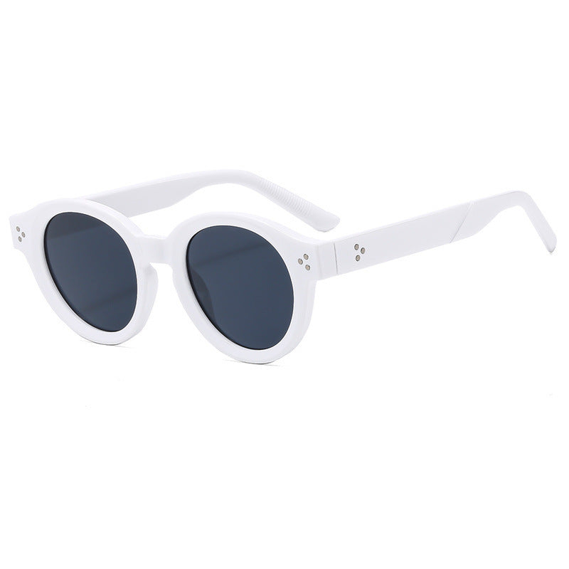 Damen modische Sonnenbrille mit klarem und strukturiertem Rahmen Karnz