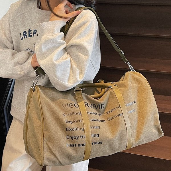 Langlebige Canvas-Gym-Duffel-Tasche