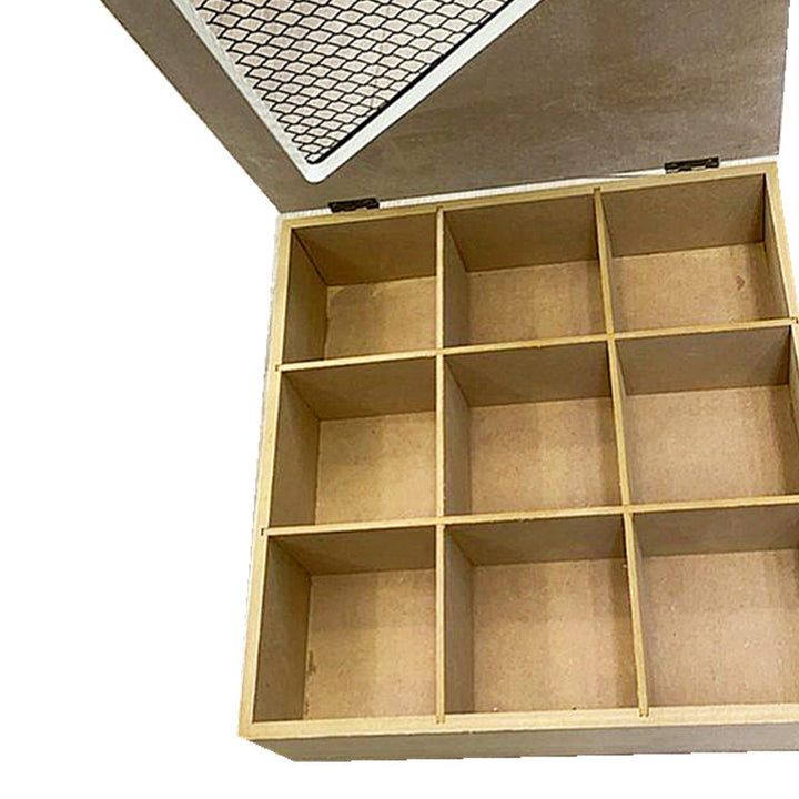 Dekorative Teespeicherbox mit Netzdeckel
