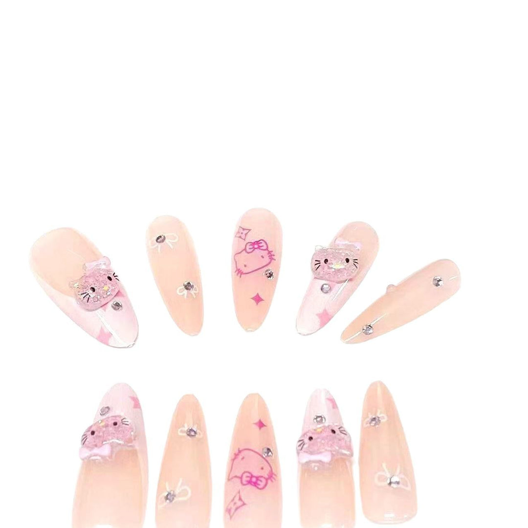 Kreative Cartoon Nagelkunst Karnz