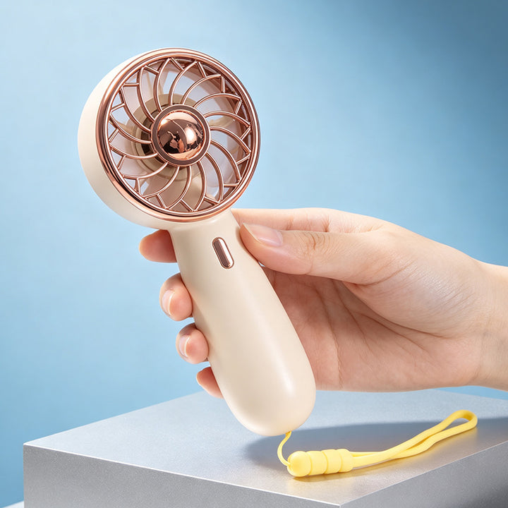 Damen Tragbarer Handventilator mit ergonomischem Design und leistungsstarkem Akku Karnz