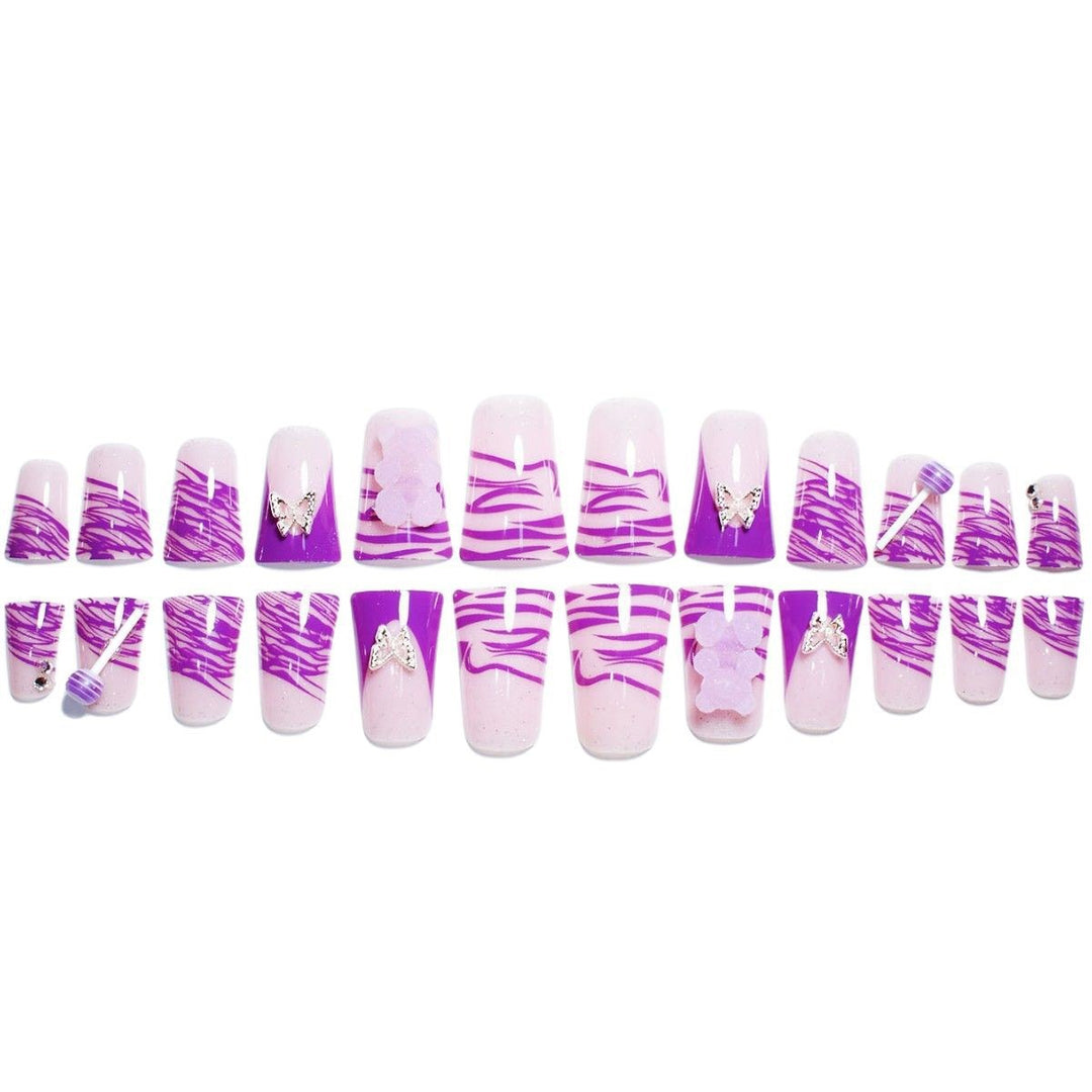 Künstlerische Schmetterling Nageldesign Erweiterungen Karnz