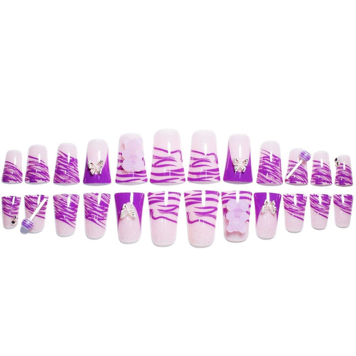 Künstlerische Schmetterling Nageldesign Erweiterungen Karnz