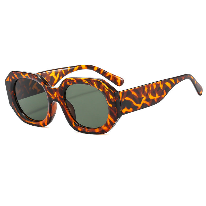 Damen modische Sonnenbrille im eleganten, achteckigen Design Karnz