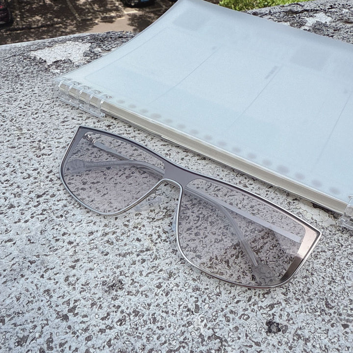 Oversized Shield Sonnenbrille Karnz