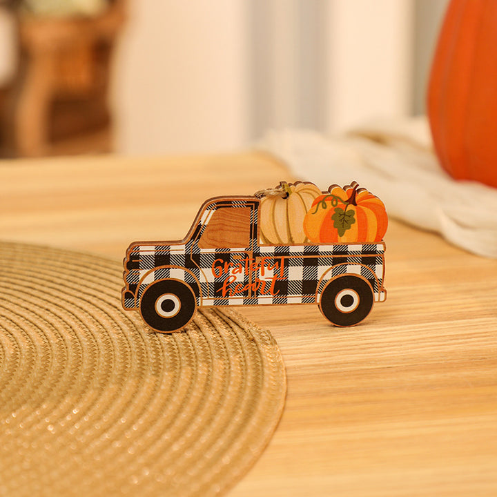 Dekorative Holzfigur im nostalgischen Lkw-Design Karnz