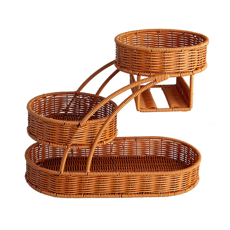 Multi-Tiered Weidenaufbewahrungsorganisator Karnz