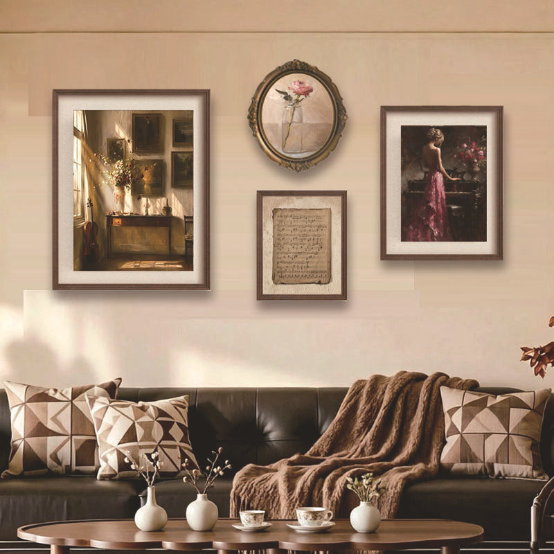 Vintage Stil Galerie Wand Kollektion