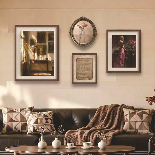 Vintage Stil Galerie Wand Kollektion