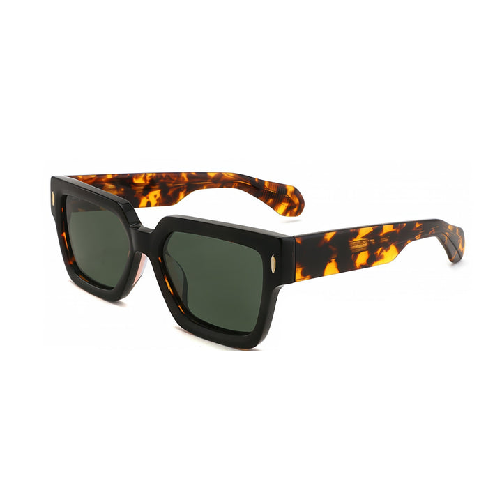 Damen modische Sonnenbrille im modernen, transparenten Hybrid-Design Karnz