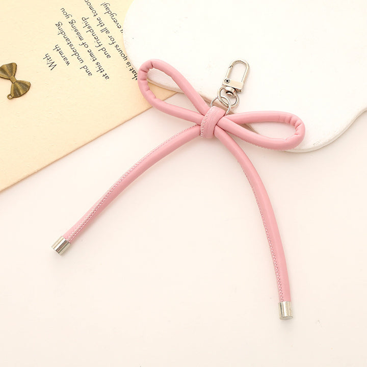 Stylischer Schleifen-Knoten Schlüsselanhänger Halter Karnz