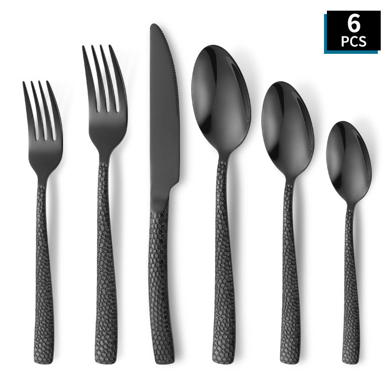 Stilvolles und Farbenfrohes Besteckset Aus Edelstahl Karnz