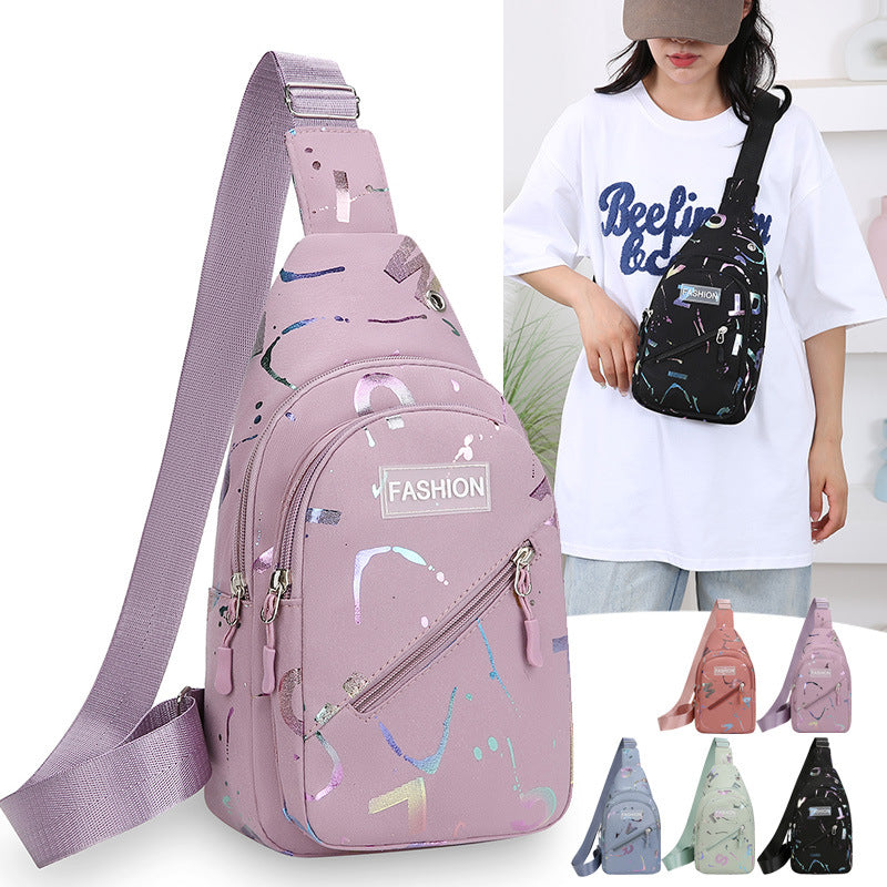 Künstlerische Sling-Tasche Karnz