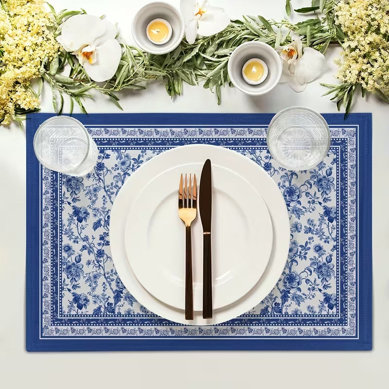 Florales Pflanzen-Motiv Tischset