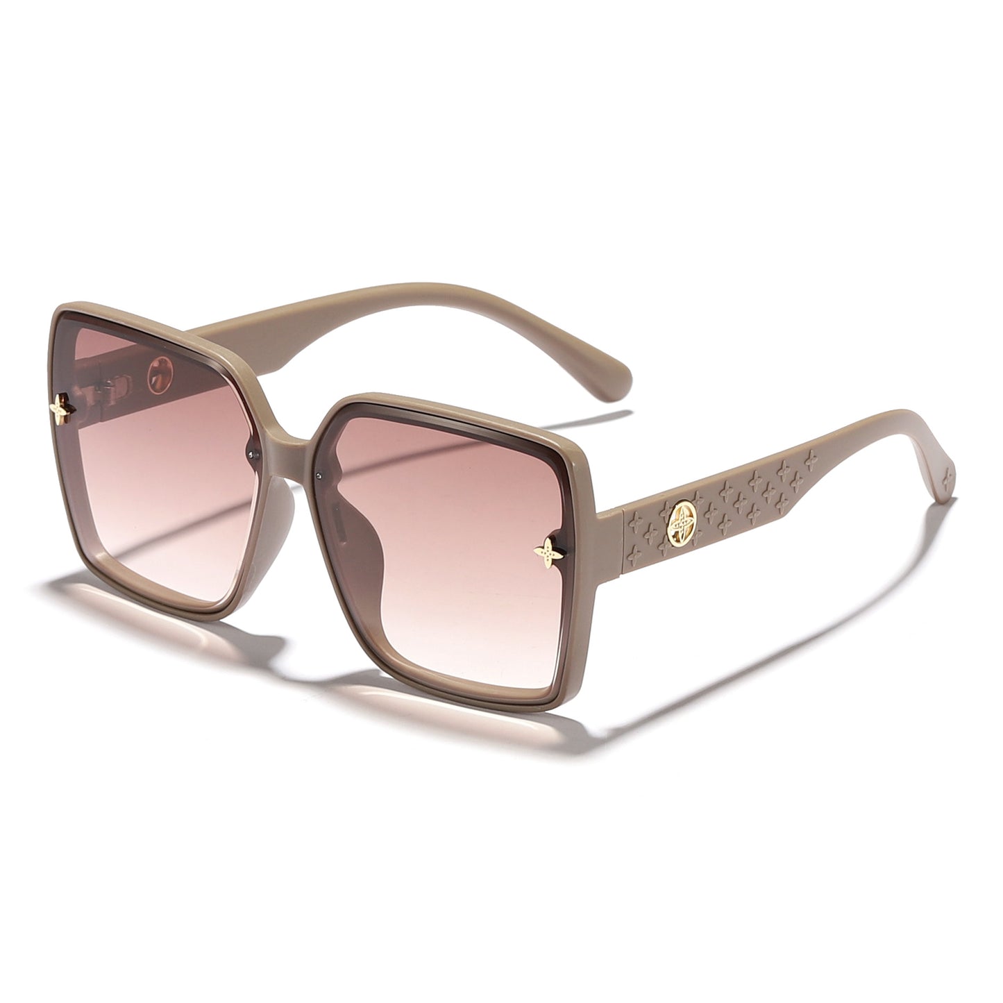 Damen oversized quadratische Sonnenbrille mit elegantem Design Karnz