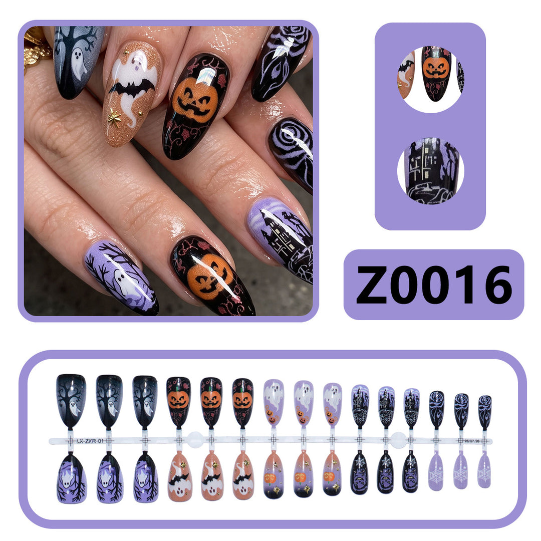 Halloween-Themen Press-On Nail Set