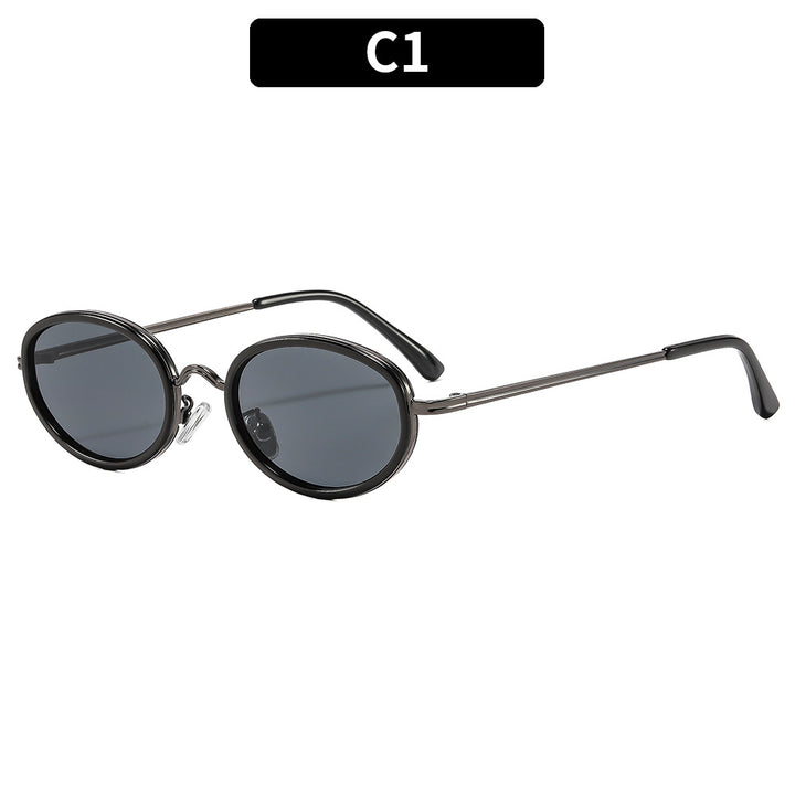Schicke ovale Rahmen Sonnenbrille 1787664033
