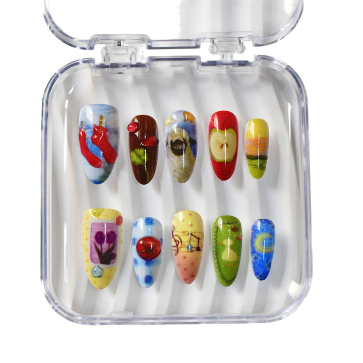 Künstlerische Nagelkunst Designs Karnz
