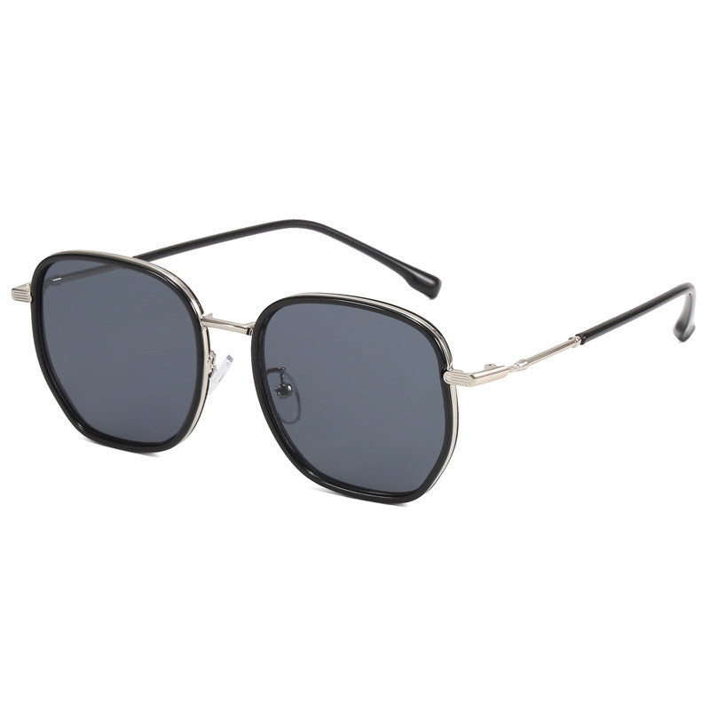 Damen geometrische oversized Sonnenbrille Karnz