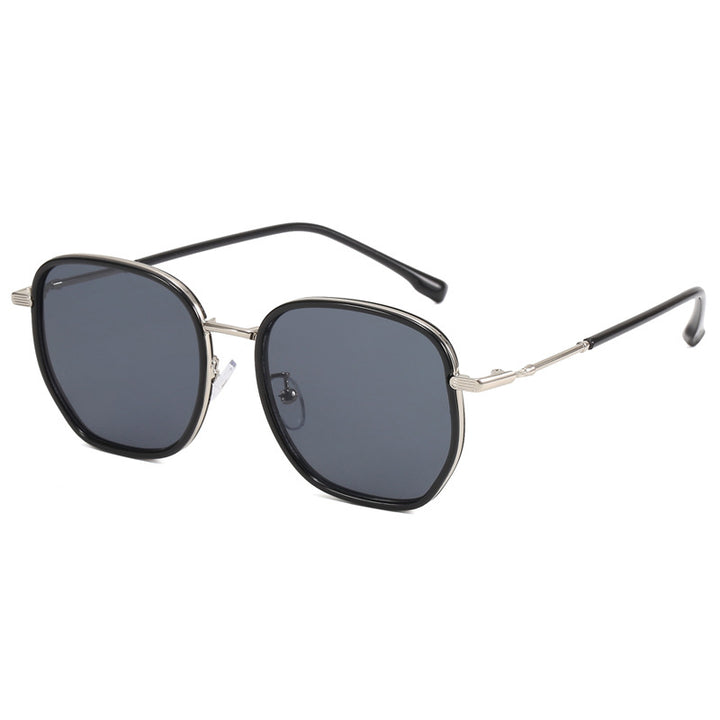 Damen geometrische oversized Sonnenbrille Karnz