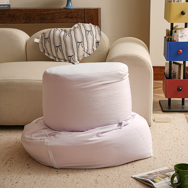 Modularer Bodensitzsack mit abnehmbarem Bezug und ergonomischer Rückenstütze Karnz