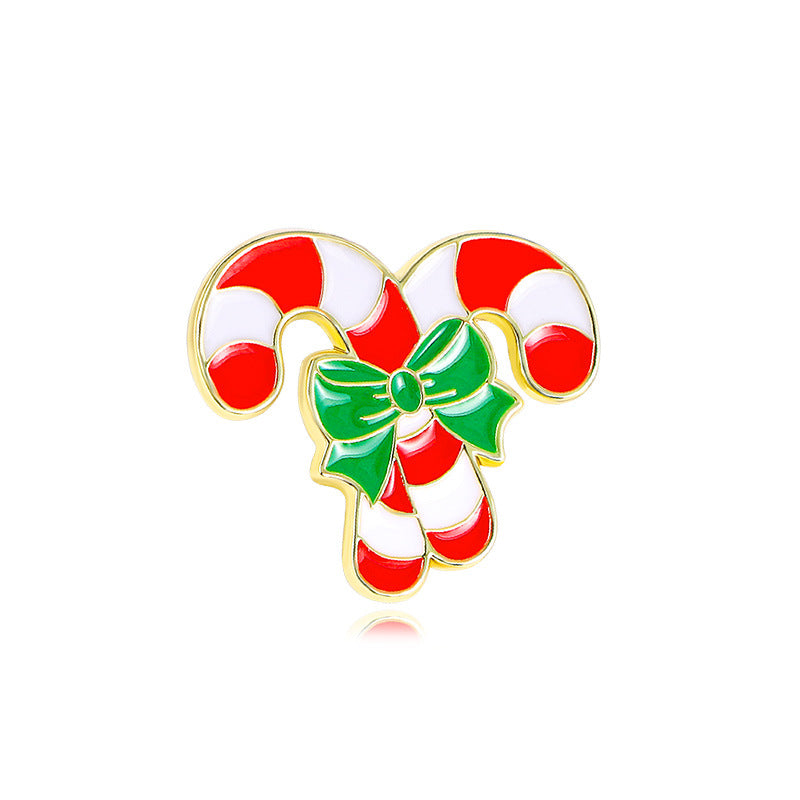 Dekorativer Emaille-Weihnachtsbaum-Anstecker Karnz