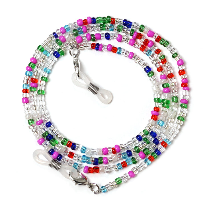 Bunte Artisan Perlen Brillen Kette Karnz