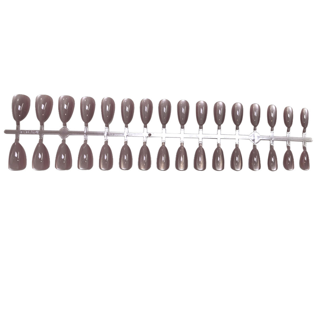 Elegante Glitzer Druck-Nagelset
