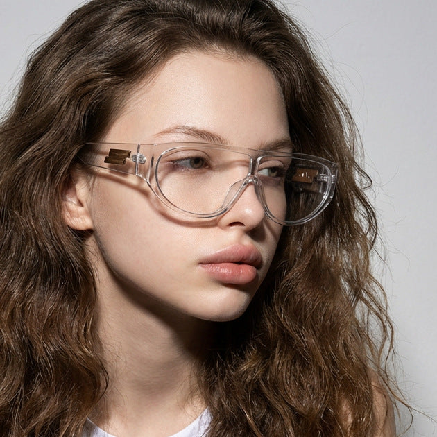 Damen sportliche Sonnenbrille mit maßgeschneidertem Rahmen Karnz