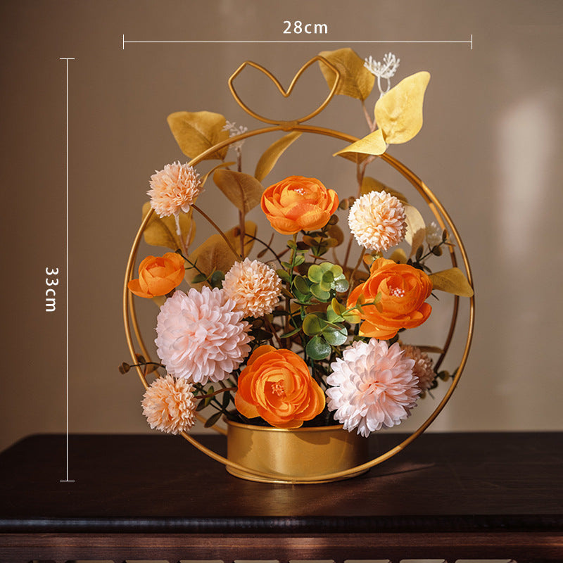 Elegante dekorative Blumenpräsentation