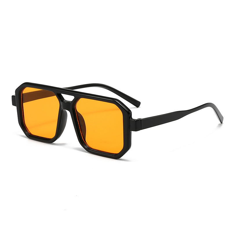 Damen Geometrische Sonnenbrille mit stylischem Muster Karnz