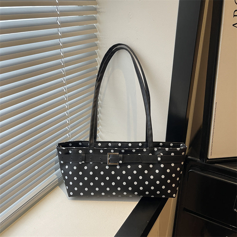 Polka Dot Mode Schultertasche