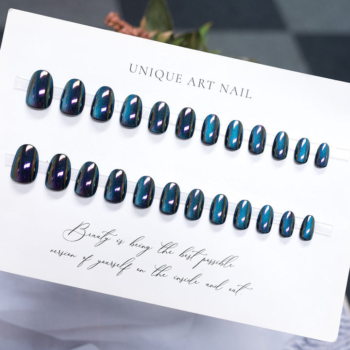 Metallic Press-On Nagel Set