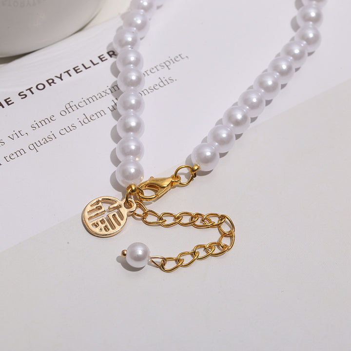 Elegante Perlen Charm Armband Karnz