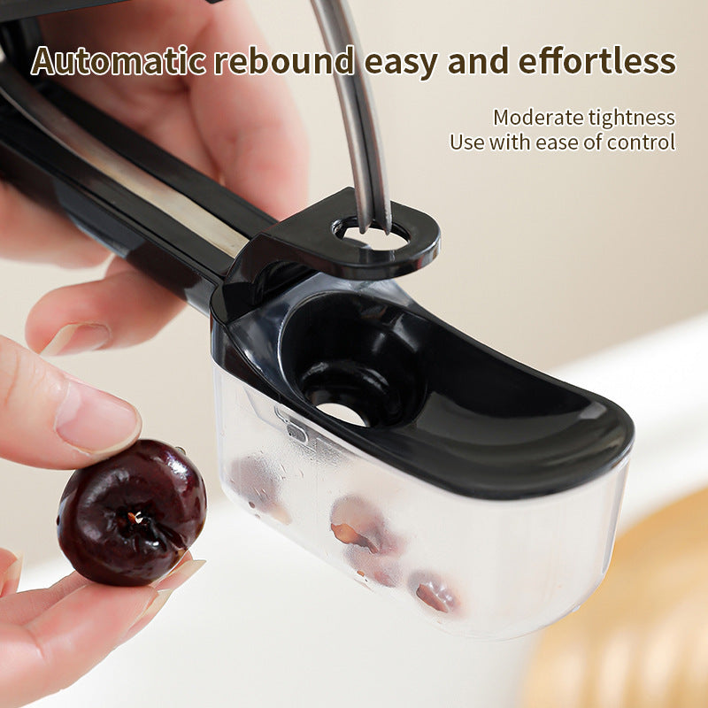 Cherry and Olive Pitter with Removable Collection Hopper