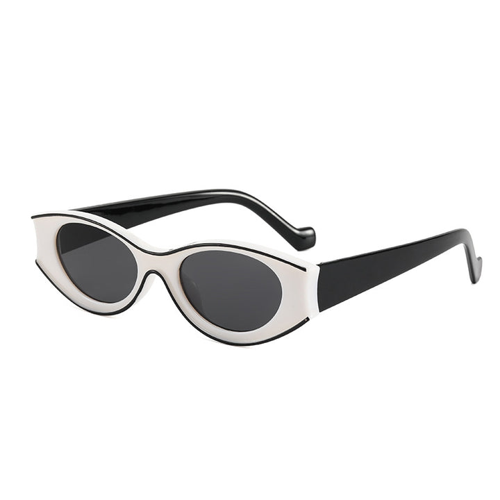 Damen Cat-Eye Sonnenbrille mit kontrastierendem Rahmendesign Karnz