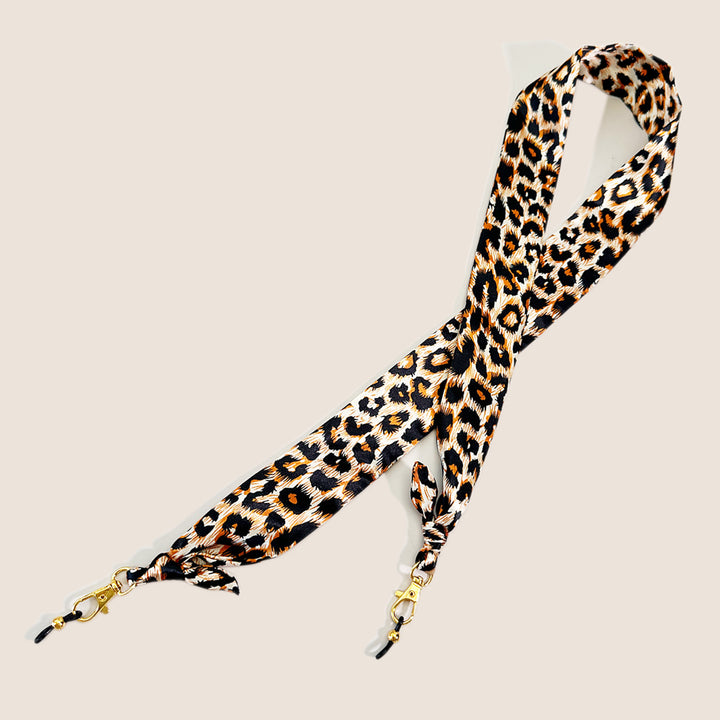 Stilvolle Leopardenmuster Brillenband Karnz