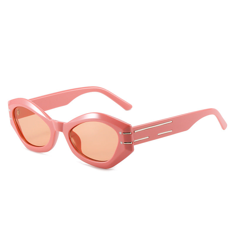 Damen stilvolle Designer-Sonnenbrille mit einzigartiger Rahmenkonstruktion Karnz