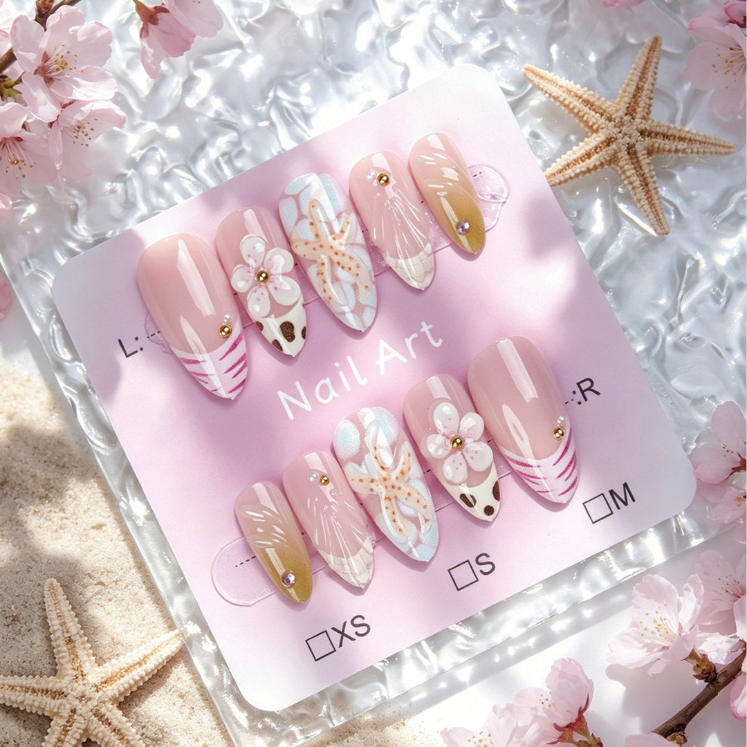 Elegante Kunstnagelschablonen Karnz