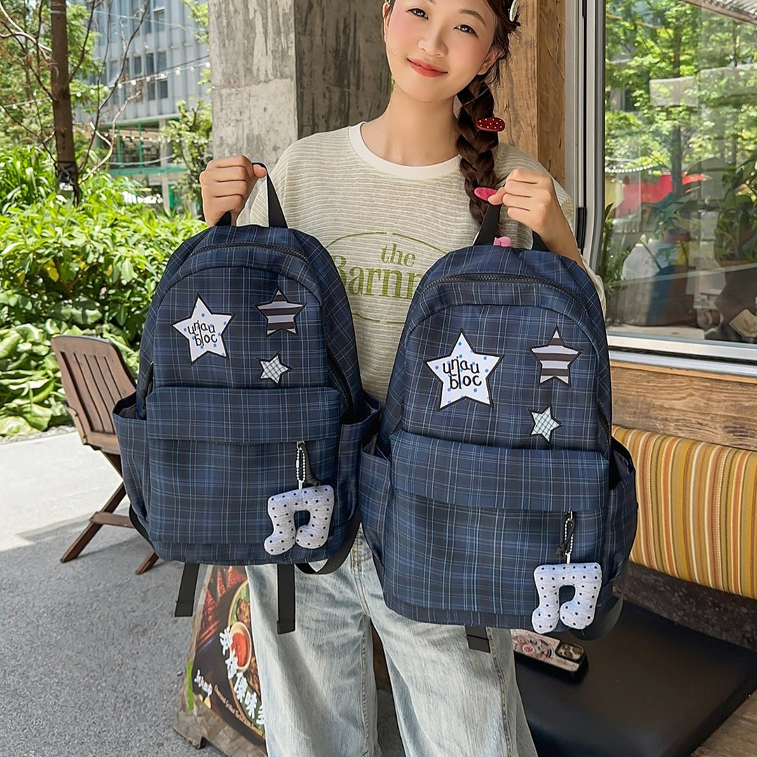 Polka-Dots-Musterer Casual Rucksack Karnz