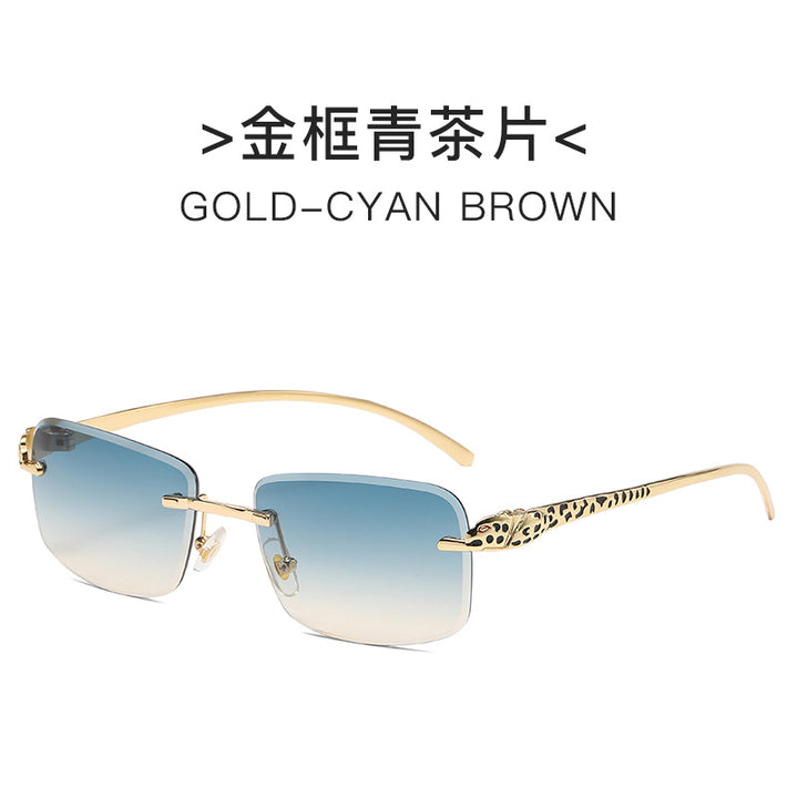 Damen exklusive Designer-Brille mit eleganten Details und hochwertigem Metallrahmen Karnz