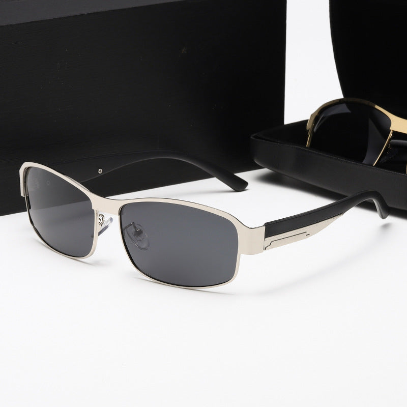 Damen Sportliche Sonnenbrille mit robustem Metallrahmen und polarisierenden Gläsern Karnz