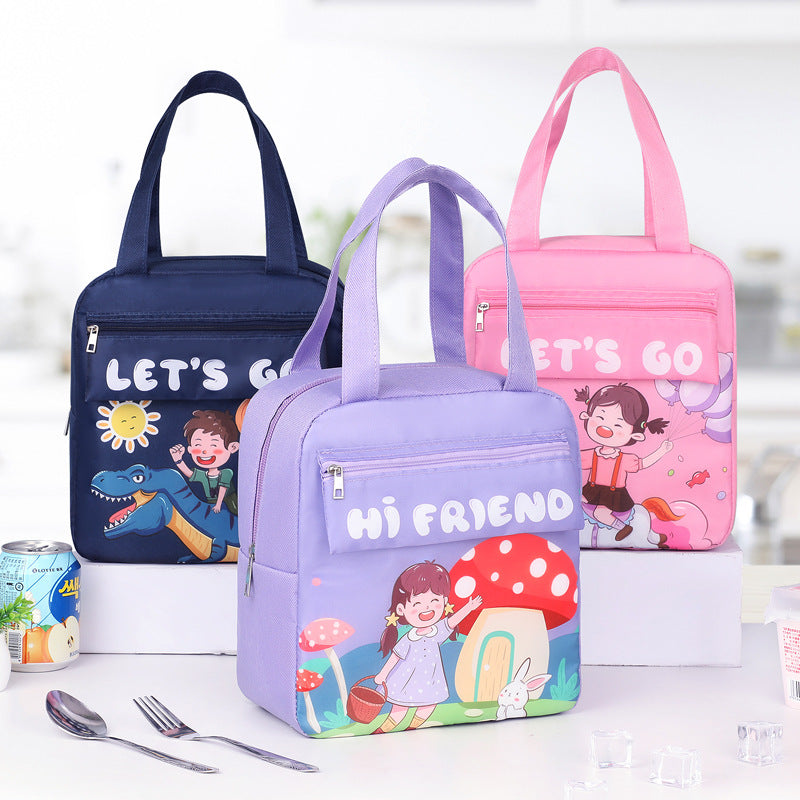 Isolierter Cartoon Lunch Tote Karnz
